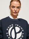 Pepe Jeans Tmavomodrá dámska mikina Pepe Jeans