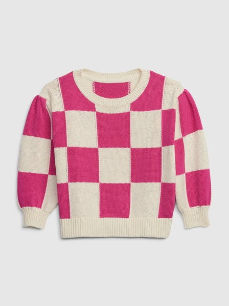 GAP Baby sveter s šachovnicou GAP
