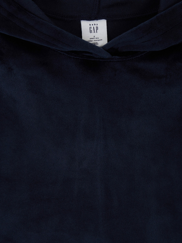 GAP Baby zamatová mikina GAP