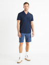 Celio Tmavo modré pánske polo tričko Celio Deolive