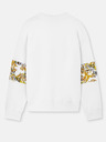 Versace Jeans Couture Biela pánska nadrozmerná mikina Versace Jeans Couture