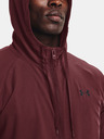 Under Armour Pánska bordová mikina Under Armour Perforated s kapucňou na zips
