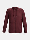 Under Armour Pánska bordová mikina Under Armour Perforated s kapucňou na zips