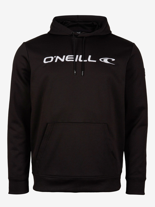 O'Neill Čierna pánska mikina O'Neill RUTILE HOODED FLEECE