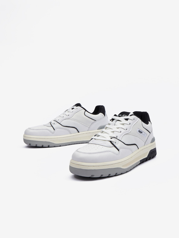 Replay Biele pánske tenisky Replay