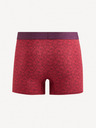 Celio Červené pánske vzorované boxerky Celio Fipaisle