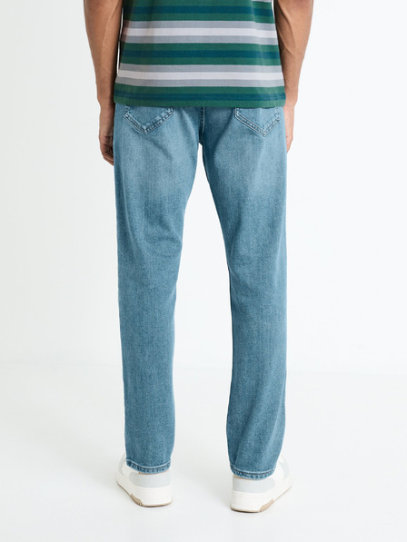 Celio Modré pánske džínsy rovného strihu Celio Fobase15