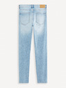 Celio Svetlomodré pánske slim fit džínsy Celio Fostroy