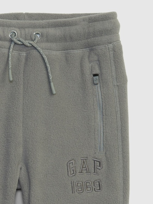 GAP Baby fleece tepláky s logom GAP