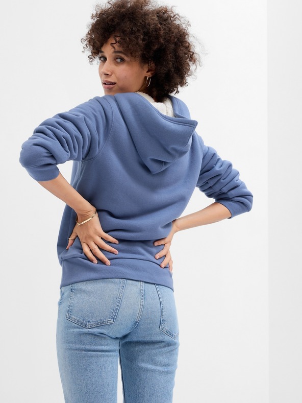 GAP Zateplená mikina s logom GAP