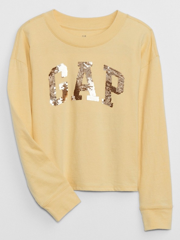 GAP Detské tričko s metalickým logom GAP