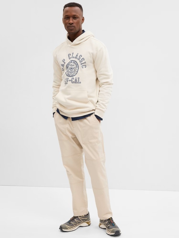 GAP Mikina s logom a fleece GAP
