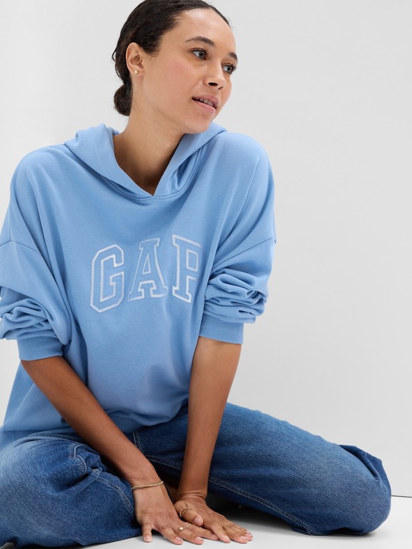 GAP Mikina s logom a kapucňou GAP