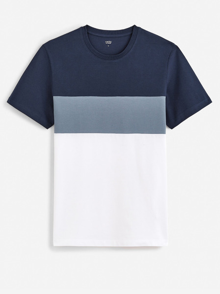 Celio Tmavomodré pánske tričko Celio Febloc