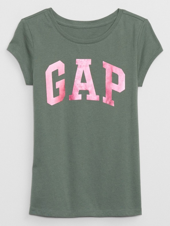 GAP Detské tričko s metalickým logom GAP