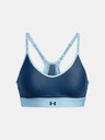 Under Armour Modrá dámska športová podprsenka Under Armour Infinity Covered Low