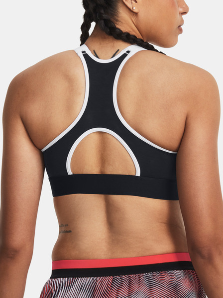 Under Armour Červená dámska vzorovaná športová podprsenka Under Armour