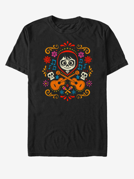 ZOOT.Fan Čierne unisex tričko s potlačou ZOOT.Fan Musical Miguel Pixar