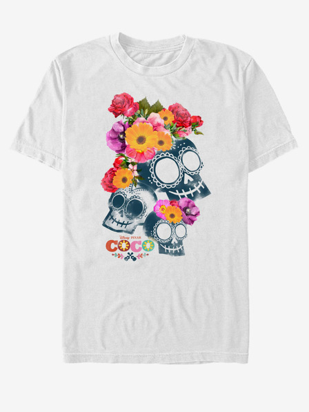 ZOOT.Fan Biele unisex tričko ZOOT.Fan Calaveras Pixar