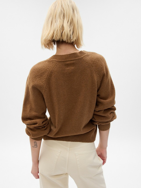 GAP Kardigán crop CashSoft GAP