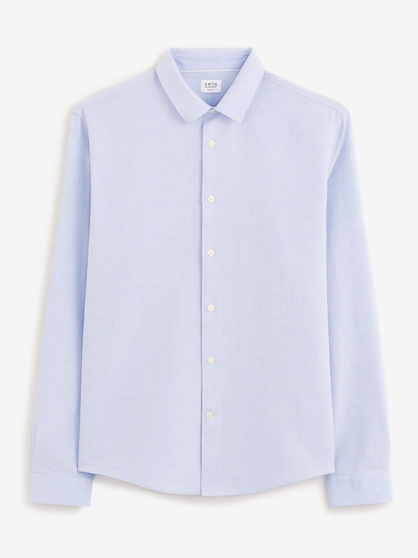 Celio Svetlomodrá pánska košeľa Celio Fabeille2