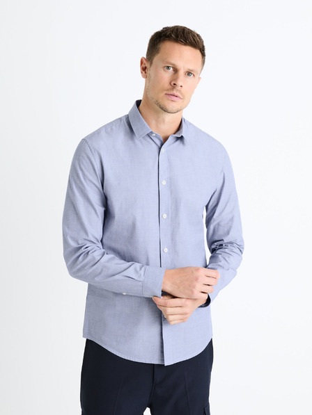 Celio Svetlomodrá pánska košeľa Celio Fafile