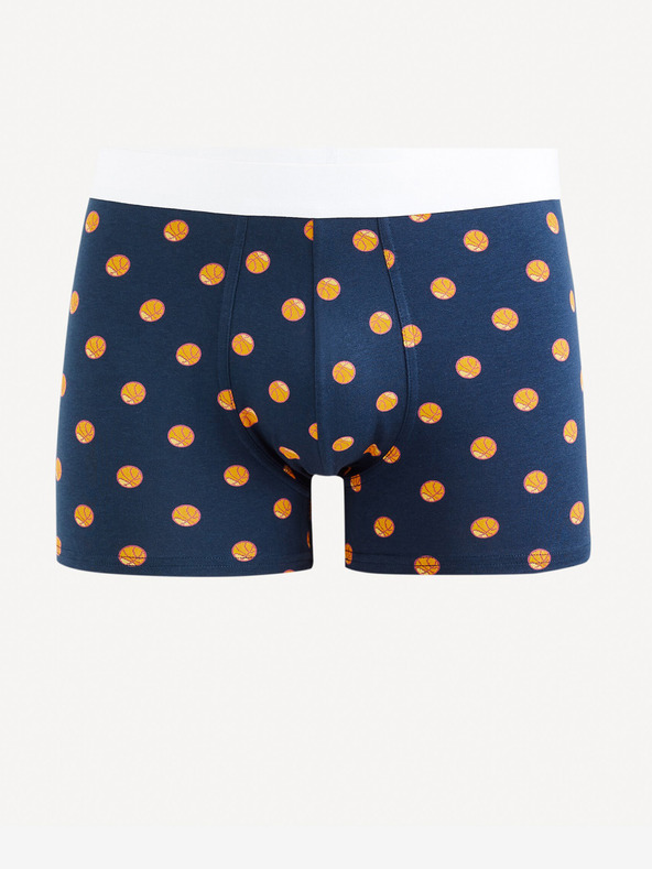 Celio Tmavomodré pánske boxerky Celio Fipixball