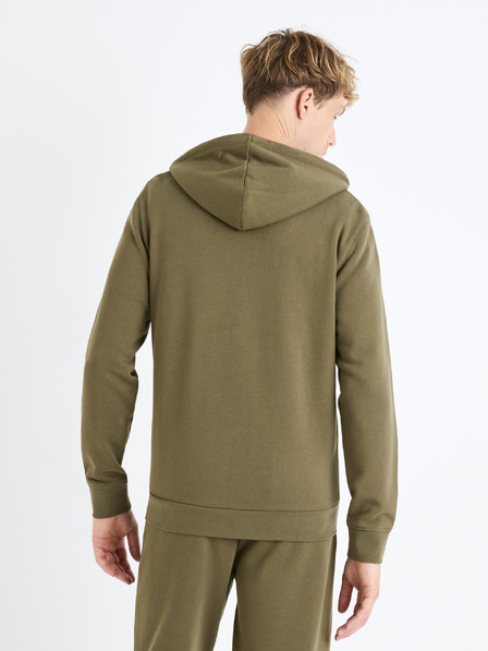 Celio Khaki pánska mikina Celio Fethree