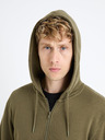 Celio Khaki pánska mikina Celio Fethree