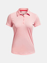 Under Armour Svetloružové dámske športové tričko Under Armour Playoff Polo