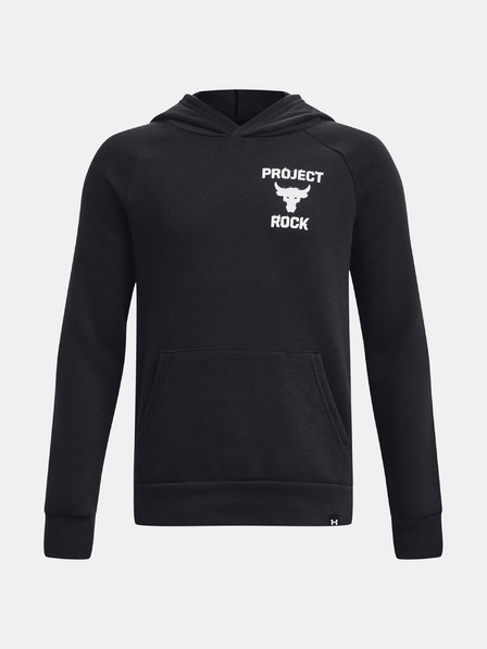Under Armour Čierna chlapčenská mikina s kapucňou Under Armour Rock