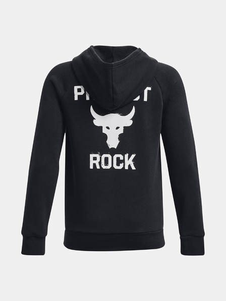 Under Armour Čierna chlapčenská mikina s kapucňou Under Armour Rock