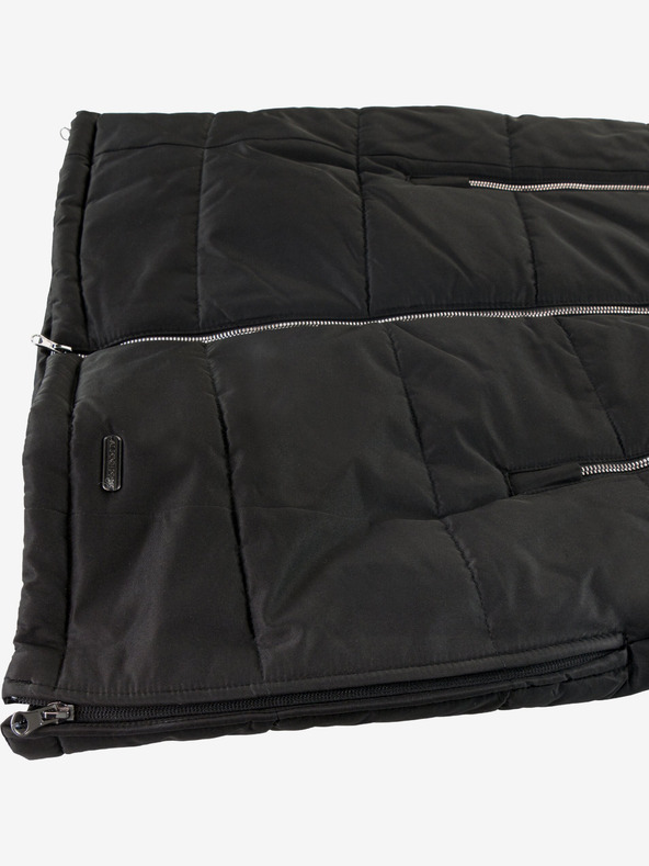 ALPINE PRO Čierna dámska prešívaná vesta ALPINE PRO GANHA