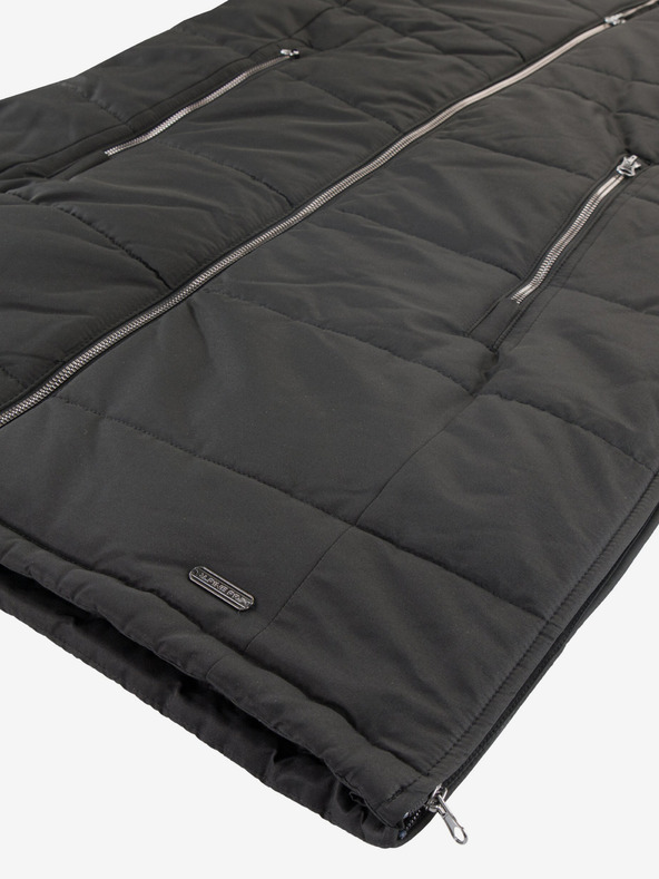 ALPINE PRO Čierna dámska prešívaná vesta ALPINE PRO GANHA