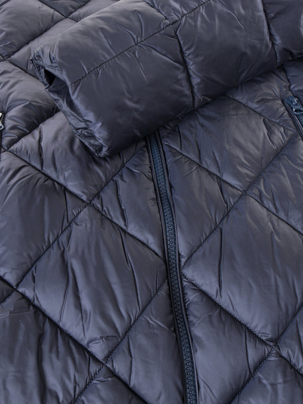 ALPINE PRO Tmavomodrý dámsky zimný prešívaný kabát ALPINE PRO PEWASA