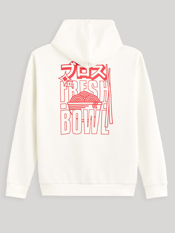 Celio Krémová pánska mikina Celio Fejabowl