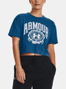 Under Armour Dámske tričko Under Armour UA COLLEGIATE CREST CROP SS
