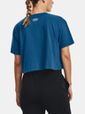 Under Armour Dámske tričko Under Armour UA COLLEGIATE CREST CROP SS
