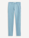Celio Svetlomodré pánske chino nohavice Celio Tocharles