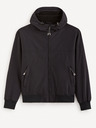 Celio Čierna pánska bunda Celio Fuhoodie2