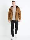 Celio Hnedá pánska bunda Celio Fuhoodie2