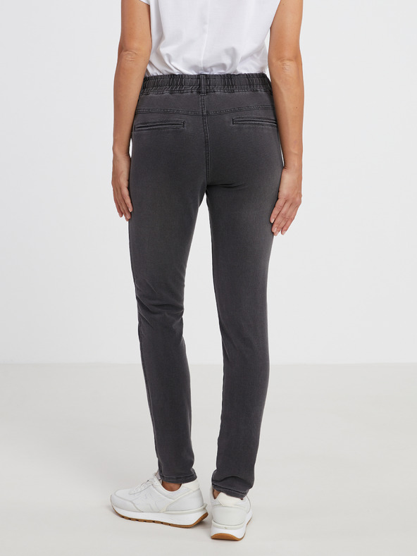 Sam 73 Tmavo šedé dámske džínsové nohavice SAM 73 Lisa