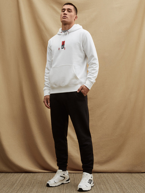 Celio Biela pánska mikina Celio Muhammad Ali