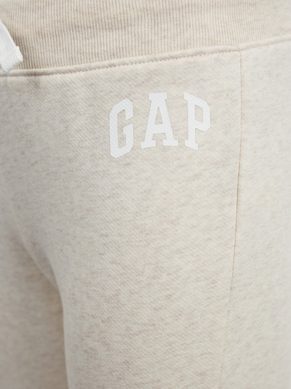 GAP Detské tepláky fleece logo army GAP