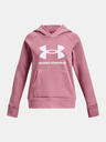Under Armour Ružová Under Armour UA Rival Fleece BL Mikina s kapucňou