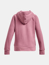 Under Armour Ružová Under Armour UA Rival Fleece BL Mikina s kapucňou