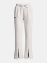 Under Armour Svetlošedé nohavice Under Armour Unstoppable Flc Split Pant