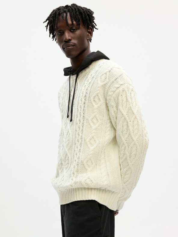 GAP Pletený sveter s prímesou vlny GAP