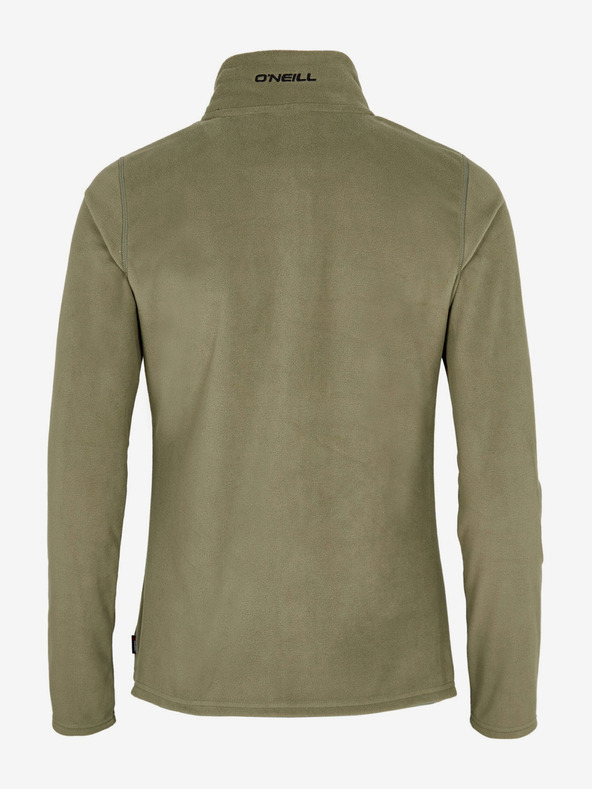 O'Neill Khaki dámska flísová mikina na zips so stojačikom O'Neill Jack's