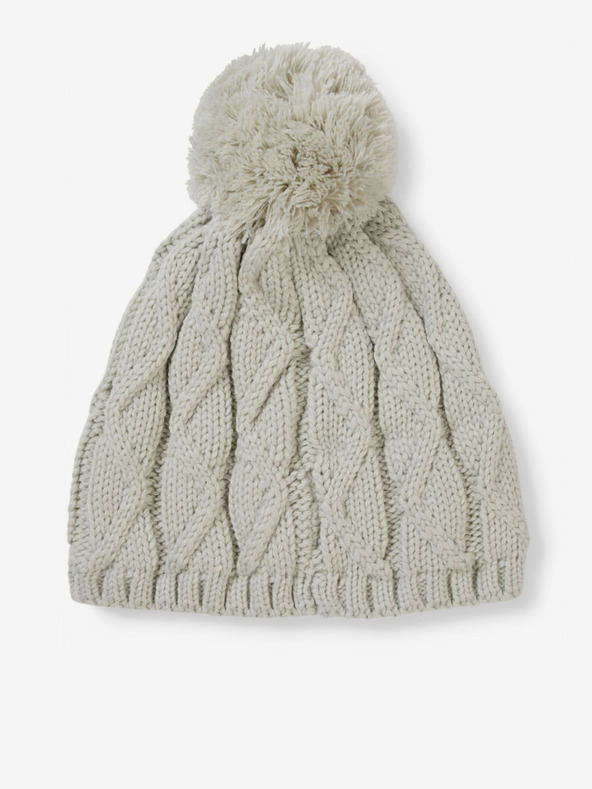 O'Neill Béžová dámska zimná čiapka s bambulou O'Neill Nora